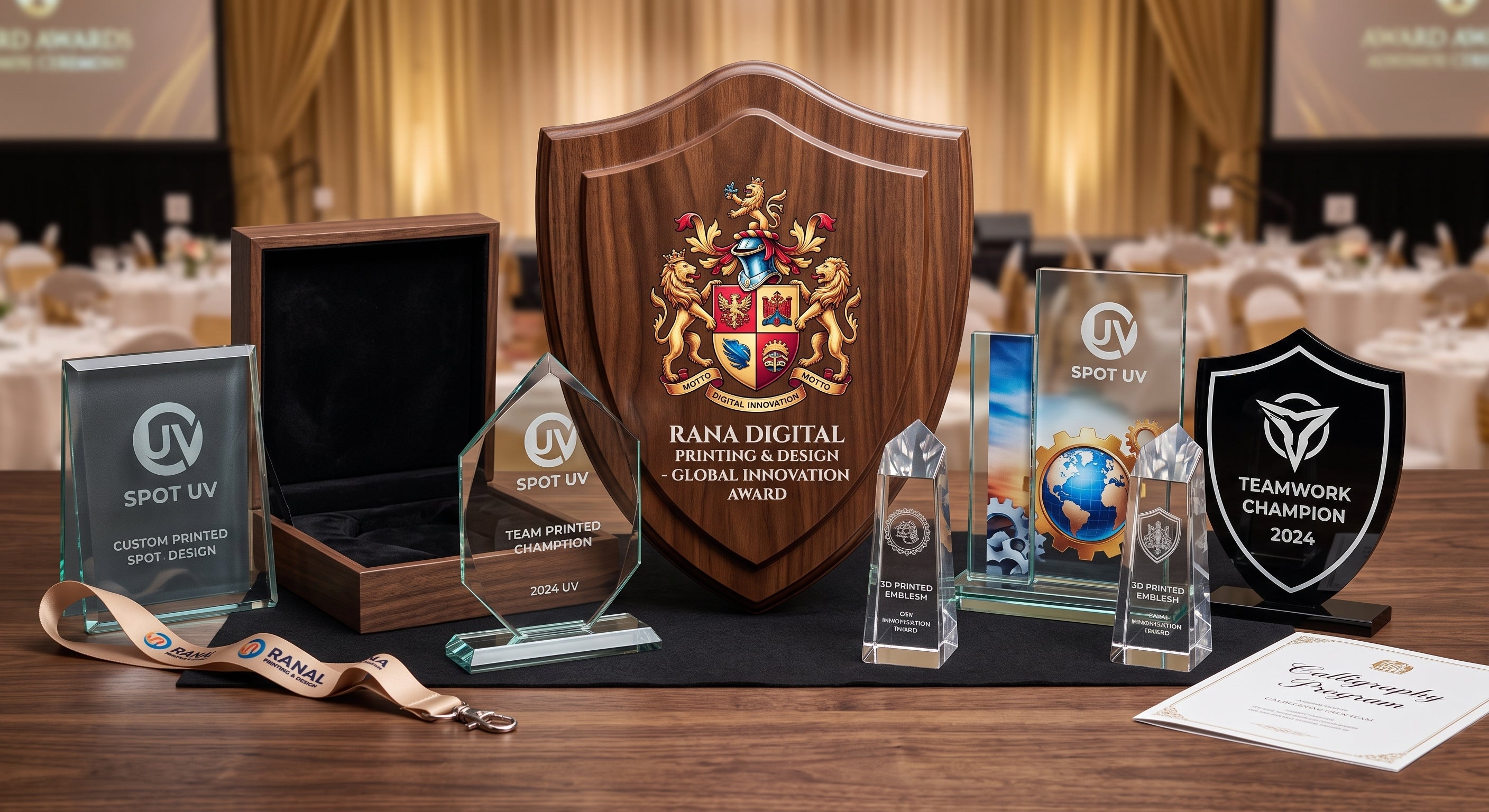 Printed Shields & Awards